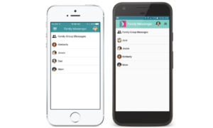 Family Messenger-Smartphone mockups