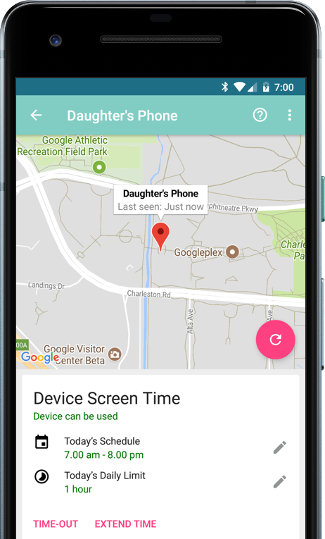 Parent Mode child location