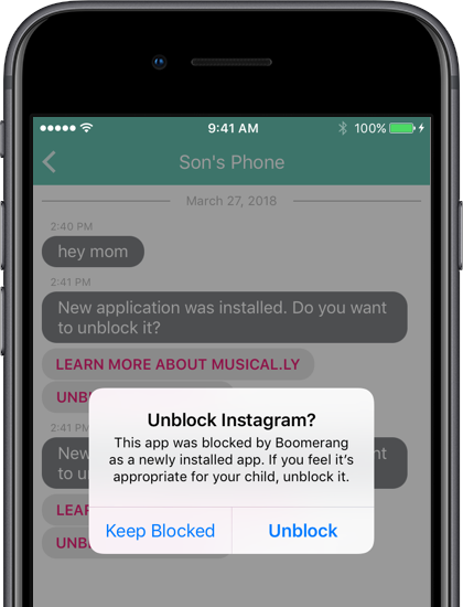 iPhone - App Approval Parent Mode
